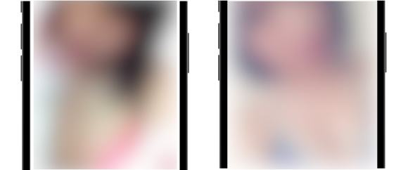 露出多めのプロフィール画像が多い