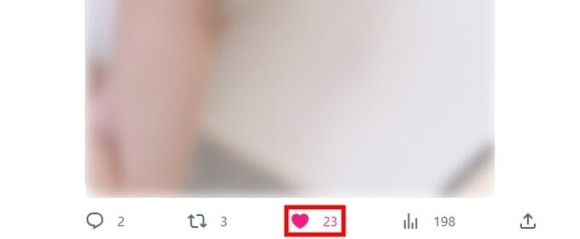 Twitterでエロ動画や画像にいいねする