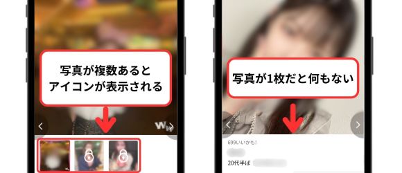 複数と1枚のプロフ写真