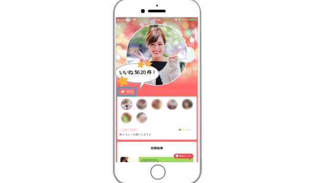 2．いいね数を確認！