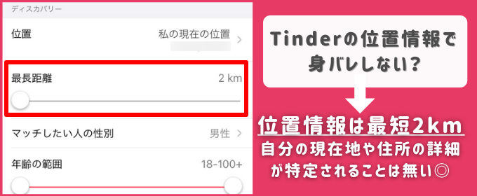 位置情報 身バレ