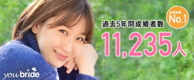 ユーブライド　成婚実績No.1