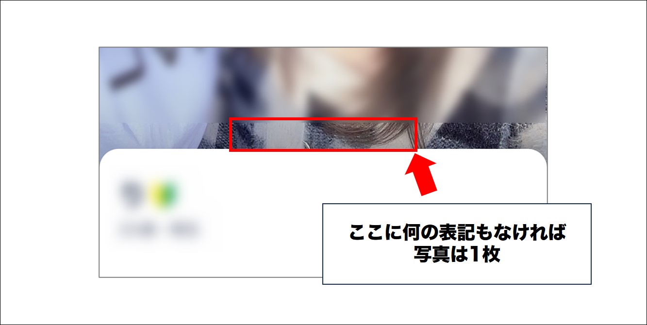 プロフ写真が1枚の例