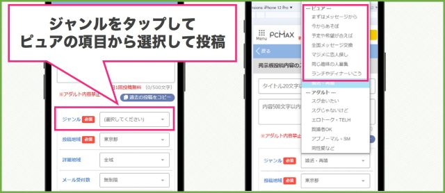 一般女性が多いピュア掲示板で募集