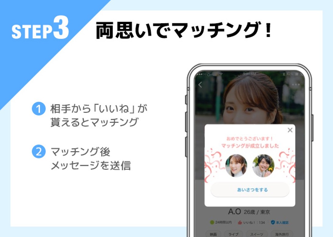 Omiai使い方step3