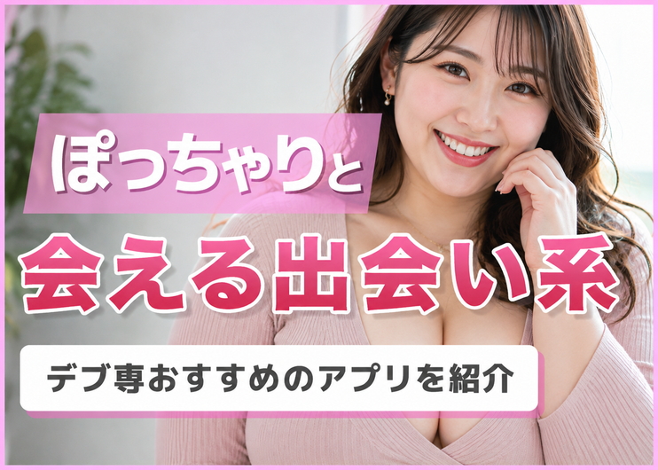 ぽっちゃりと会える出会い系!デブ専がおすすめのアプリを紹介